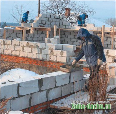 Строительство из бетонных блоков
